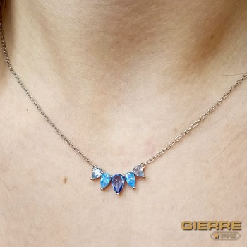  Rhodium blue zircon