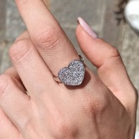 R0665 Anello cuore