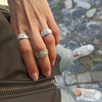 RGAN188RO Anello fascia vintage