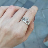 SLAN083RO Anello corona